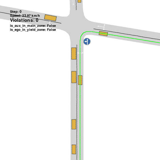 Rule-supervised PlanT 2.0-FT reroutes along the allowed branch.